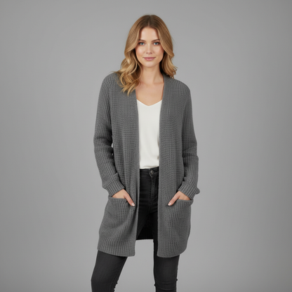 Cozy Black Long Cardigan | Women's Cardigan Sweater