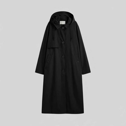 Elegant Long Trench Coat | Women's Coat for Winter