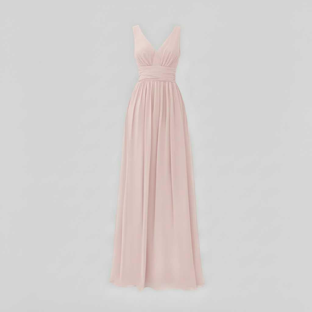 Elegant V-Neck Maxi Dress | Women's Sleeveless Fashion