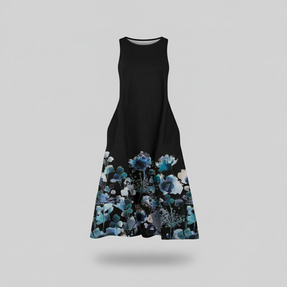 Floral Midi Dress | Women's Summer Dresses A-Line Style