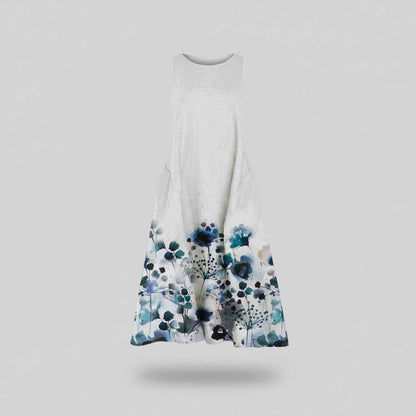 Floral Midi Dress | Women's Summer Dresses A-Line Style