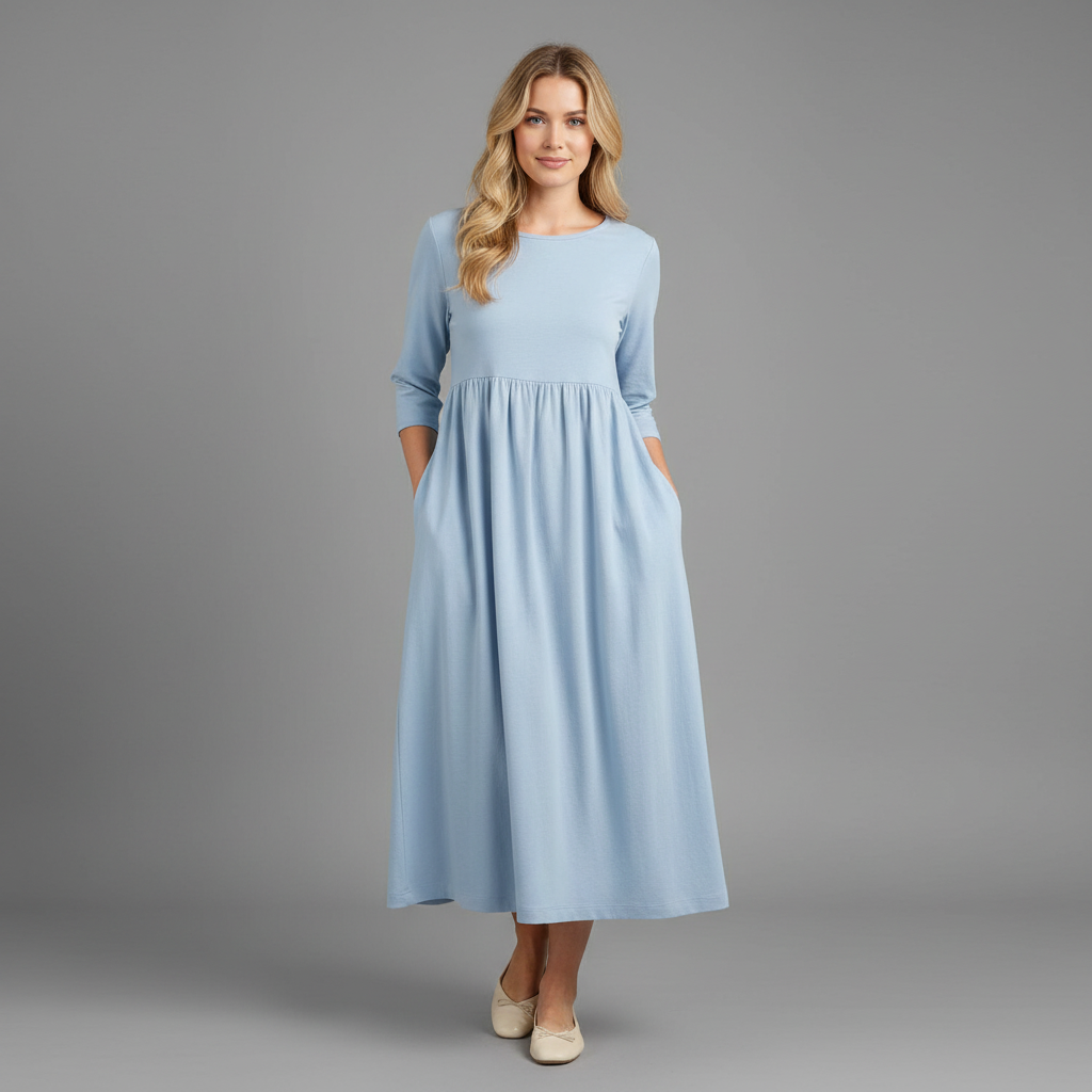 Loose Fit Summer Dress | Midi Dress for Women