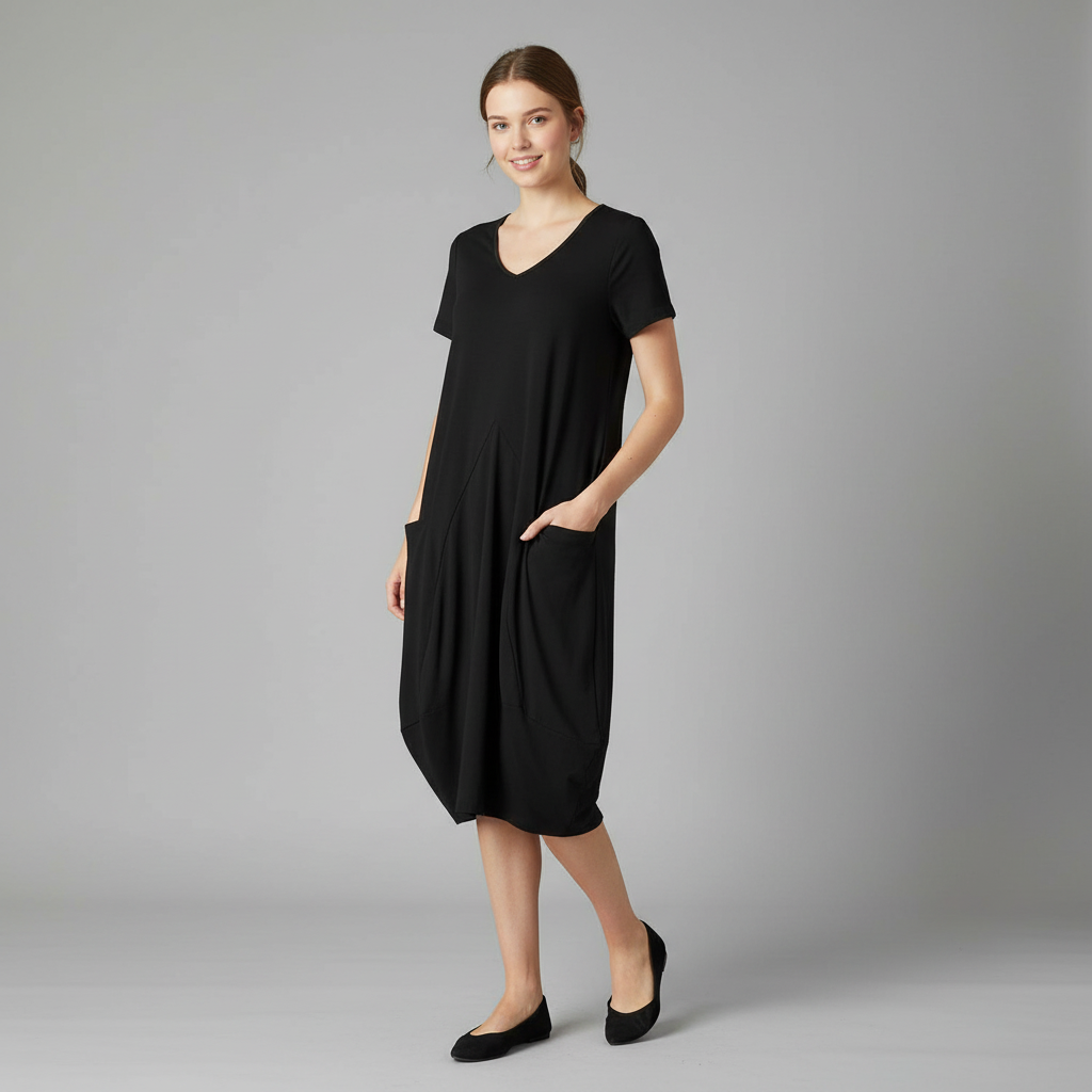 Loose Fitting Summer Midi Dress | Women's Casual Dress