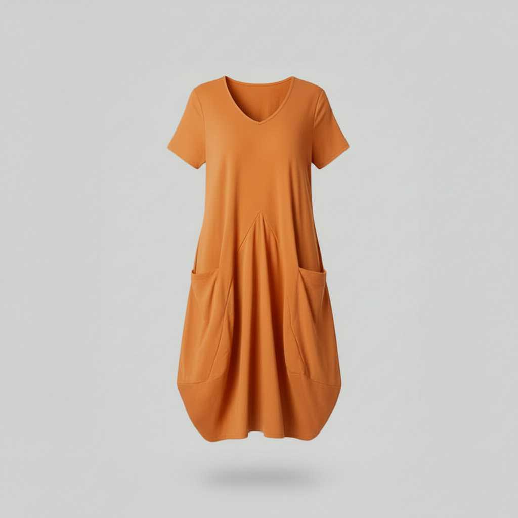 Loose Fitting Summer Midi Dress | Women's Casual Dress