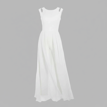 Sleeveless Wide Leg Jumpsuit | Women's Summer Fashion