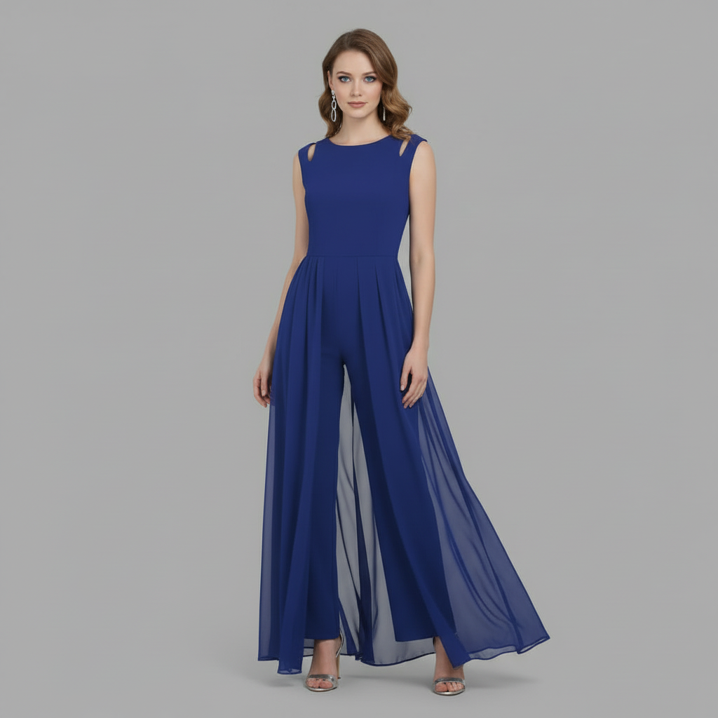 Sleeveless Wide Leg Jumpsuit | Women's Summer Fashion