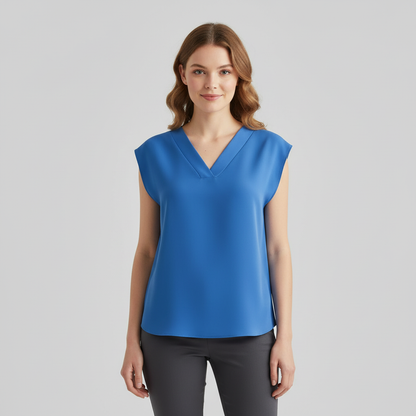 V-Neck Summer Blouse | Women's Blouse for Casual Wear