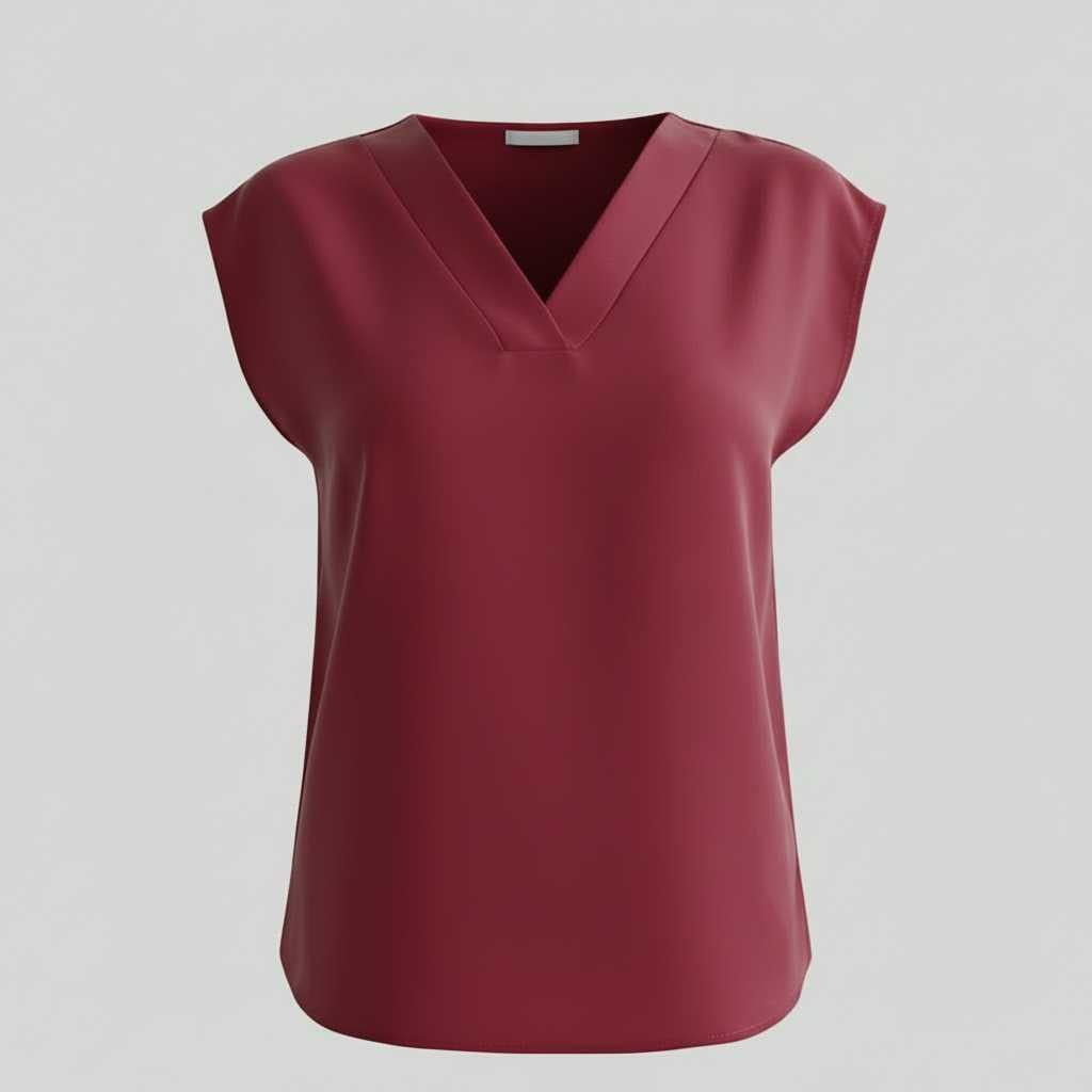 V-Neck Summer Blouse | Women's Blouse for Casual Wear