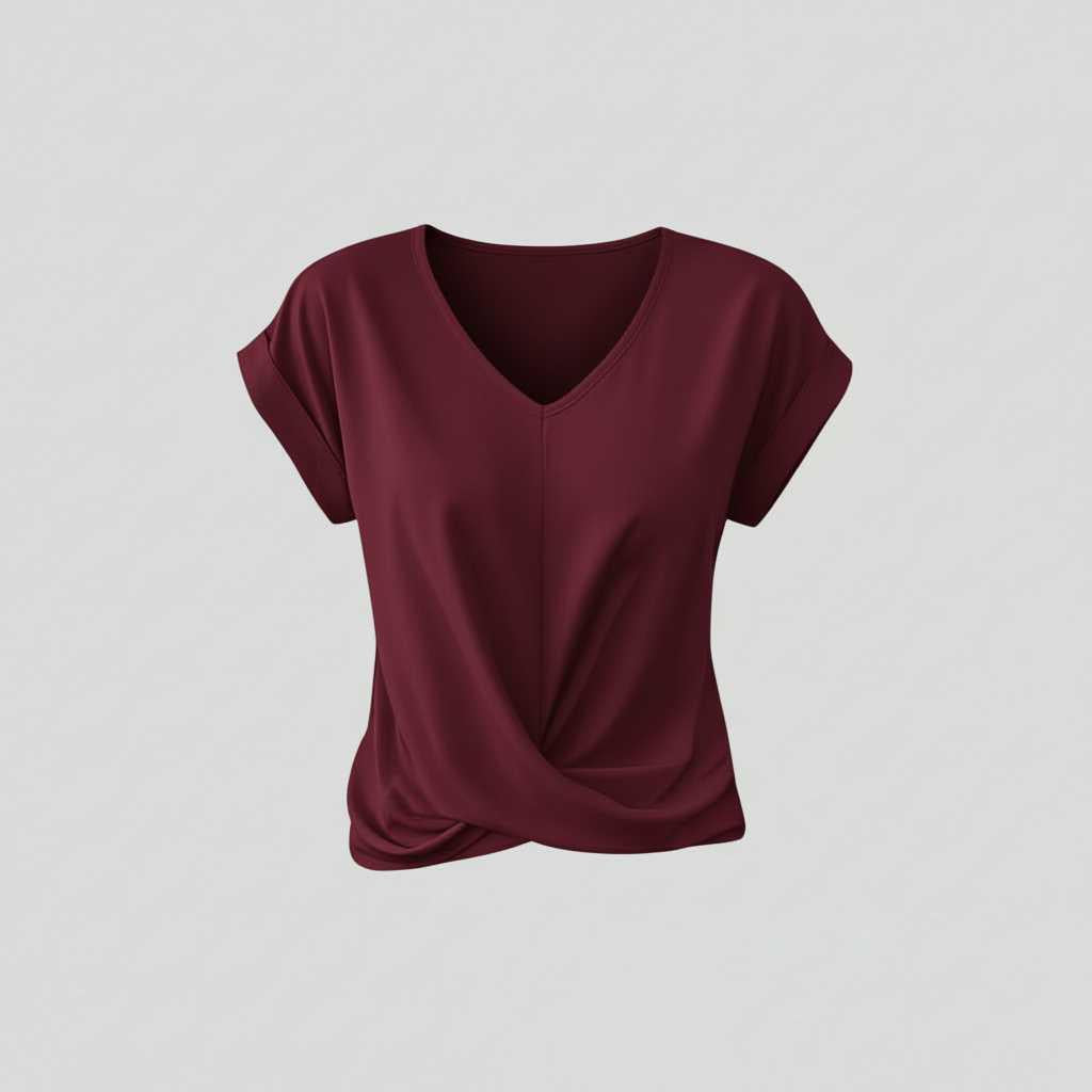 V-Neck Twist Top | Women's Going Out Blouse