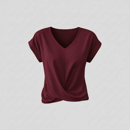 V-Neck Twist Top | Women's Going Out Blouse