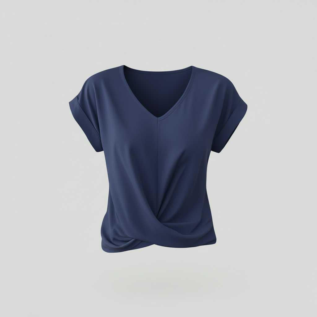 V-Neck Twist Top | Women's Going Out Blouse