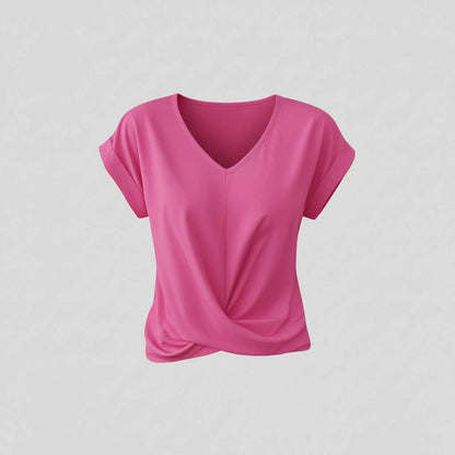 V-Neck Twist Top | Women's Going Out Blouse