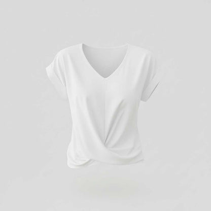 V-Neck Twist Top | Women's Going Out Blouse