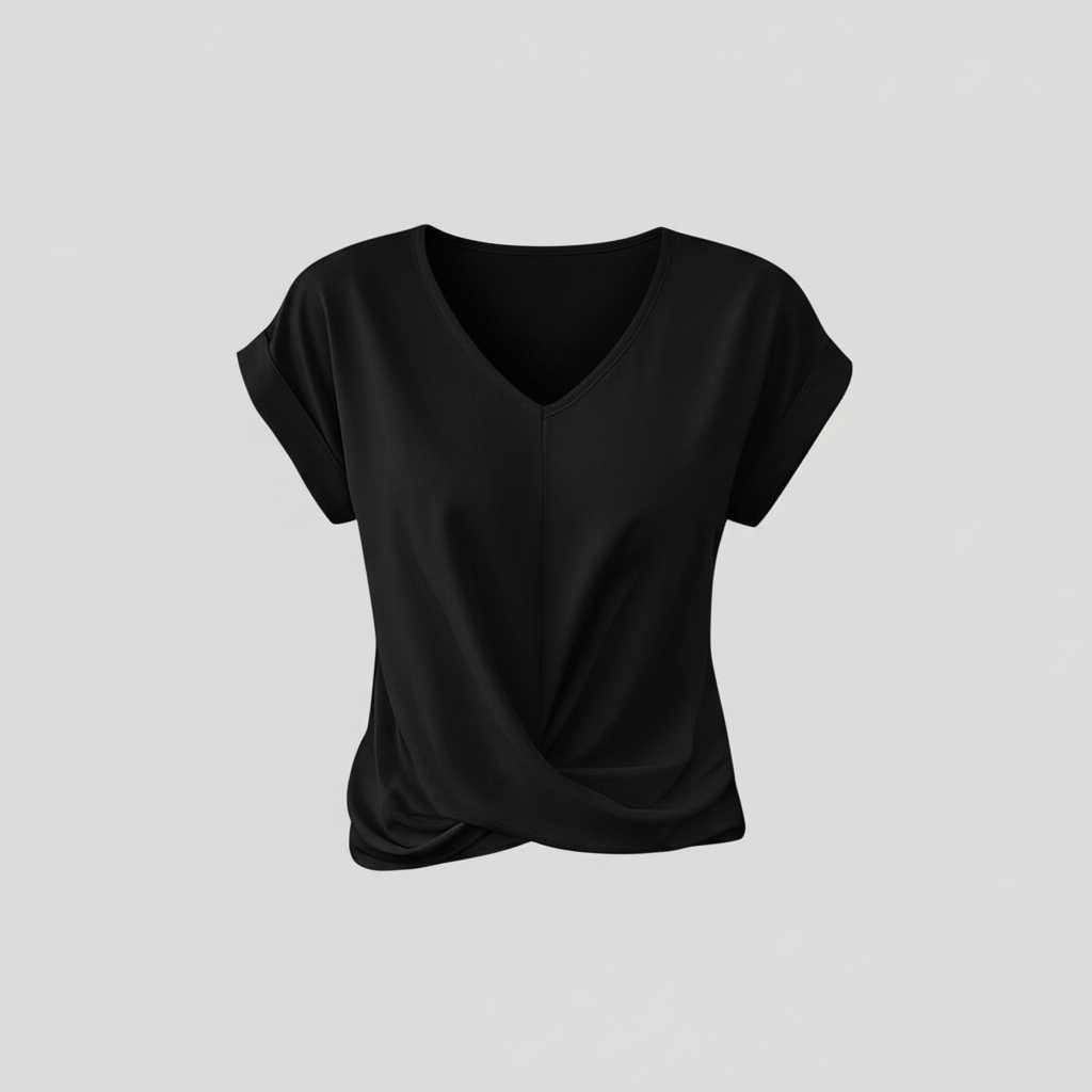 V-Neck Twist Top | Women's Going Out Blouse