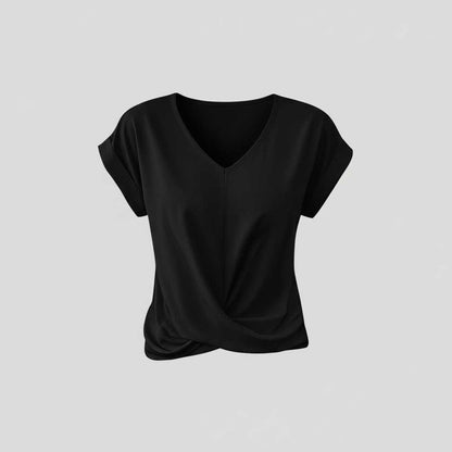 V-Neck Twist Top | Women's Going Out Blouse