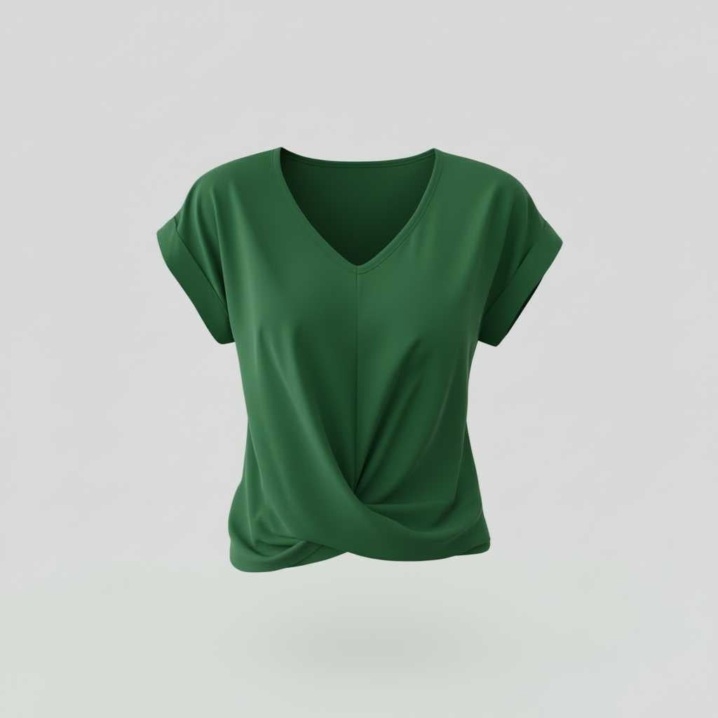 V-Neck Twist Top | Women's Going Out Blouse
