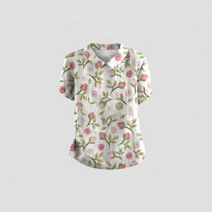 Vintage Floral Blouse | Women's Casual Top