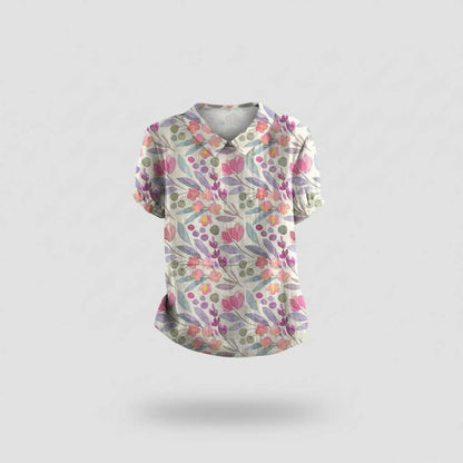Vintage Floral Blouse | Women's Casual Top